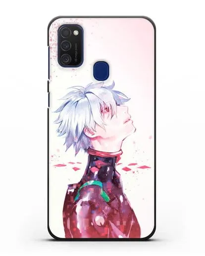 Чехол аниме Евангелион - Ангел Каору силиконовый для Samsung Galaxy M21 [SM-M215F]