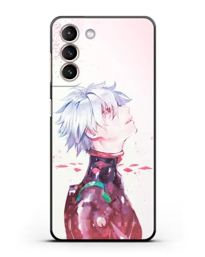 Чехол аниме Евангелион - Ангел Каору силиконовый для Samsung Galaxy S21 FE [G990B]