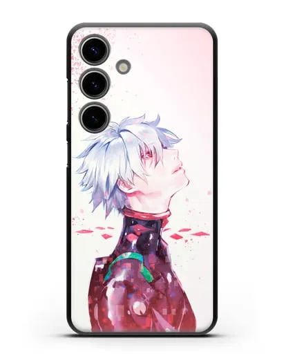 Чехол аниме Евангелион - Ангел Каору силиконовый для Samsung Galaxy S24