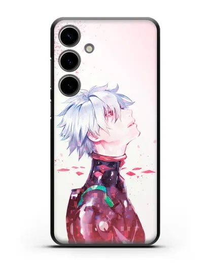 Чехол аниме Евангелион - Ангел Каору силиконовый для Samsung Galaxy S24 Plus