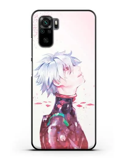 Чехол аниме Евангелион - Ангел Каору силиконовый для Xiaomi Redmi Note 10
