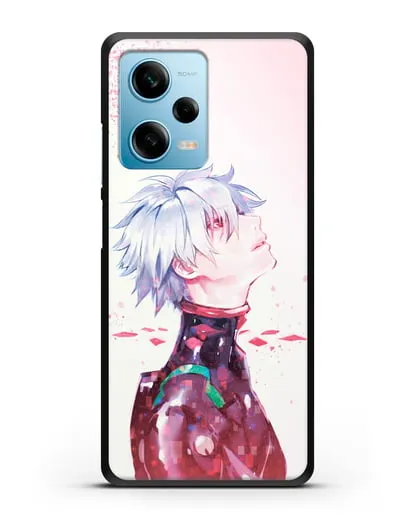 Чехол аниме Евангелион - Ангел Каору силиконовый для Xiaomi Redmi Note 12 Pro 5G