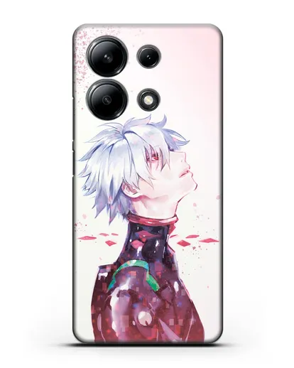 Чехол аниме Евангелион - Ангел Каору силиконовый для Xiaomi Redmi Note 13 4G