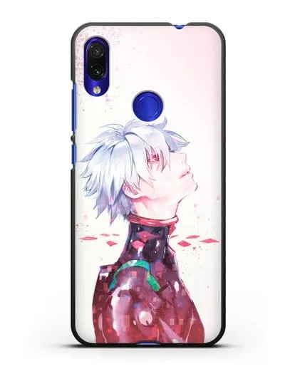 Чехол аниме Евангелион - Ангел Каору силиконовый для Xiaomi Redmi Note 7