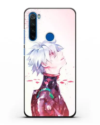 Чехол аниме Евангелион - Ангел Каору силиконовый для Xiaomi Redmi Note 8
