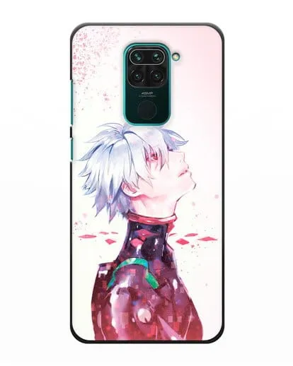 Чехол аниме Евангелион - Ангел Каору силиконовый для Xiaomi Redmi Note 9