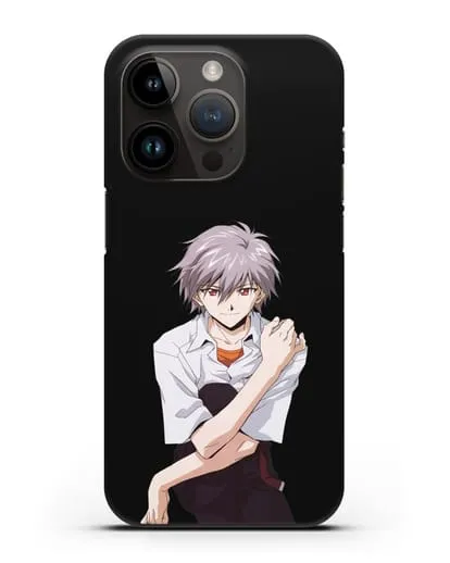 Чехол аниме Евангелион - Каору силиконовый для iPhone 14 Pro