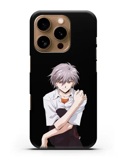 Чехол аниме Евангелион - Каору силиконовый для iPhone 16 Pro
