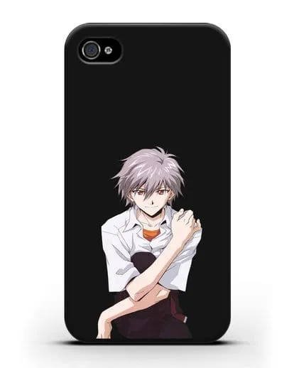 Чехол аниме Евангелион - Каору силиконовый для iPhone 4/4s
