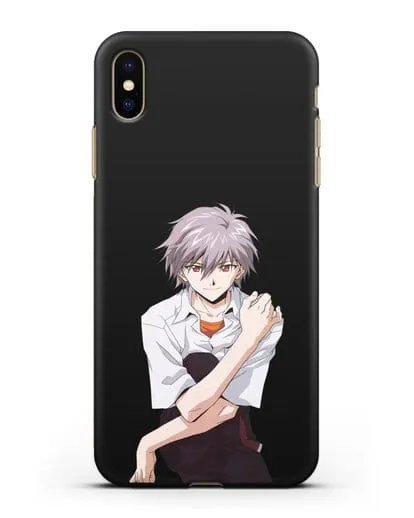 Чехол аниме Евангелион - Каору силиконовый для iPhone XS Max