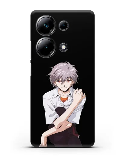 Чехол аниме Евангелион - Каору силиконовый для Xiaomi Poco M6 Pro