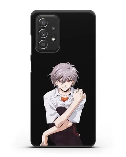 Чехол аниме Евангелион - Каору силиконовый для Samsung Galaxy A53