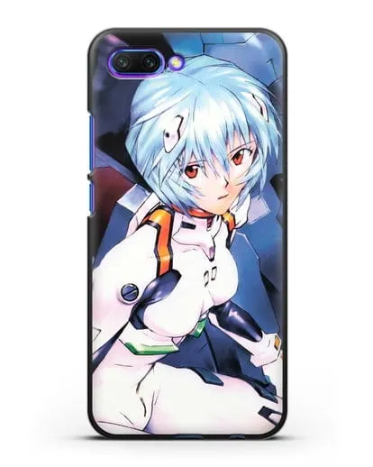 Чехол аниме Евангелион - Рей пилотирующая Еву силиконовый для Honor 10