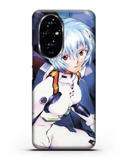 Чехол аниме Евангелион - Рей пилотирующая Еву силиконовый для Honor 200