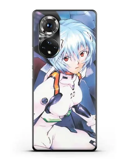 Чехол аниме Евангелион - Рей пилотирующая Еву силиконовый для Honor 50