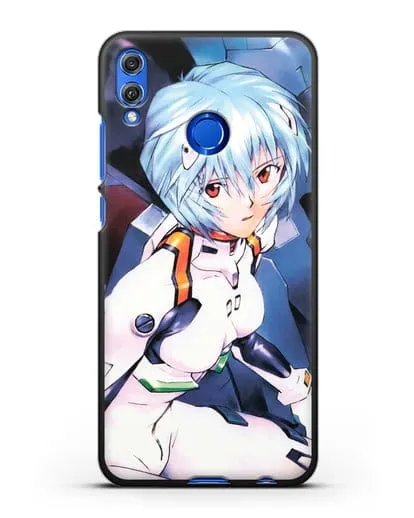 Чехол аниме Евангелион - Рей пилотирующая Еву силиконовый для Honor 8X