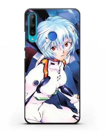 Чехол аниме Евангелион - Рей пилотирующая Еву силиконовый для Honor 9C