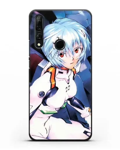 Чехол аниме Евангелион - Рей пилотирующая Еву силиконовый для Honor 9X