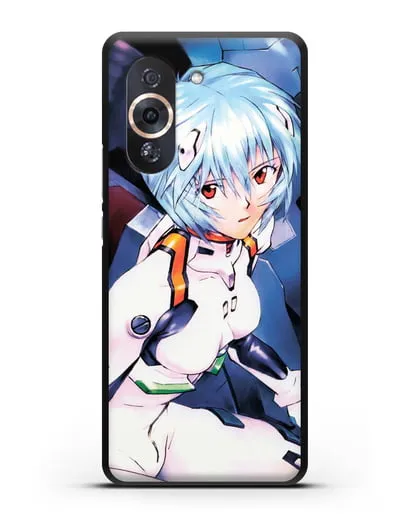 Чехол аниме Евангелион - Рей пилотирующая Еву силиконовый для Huawei Nova 10