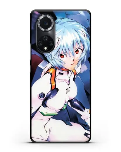 Чехол аниме Евангелион - Рей пилотирующая Еву силиконовый для Huawei Nova 9