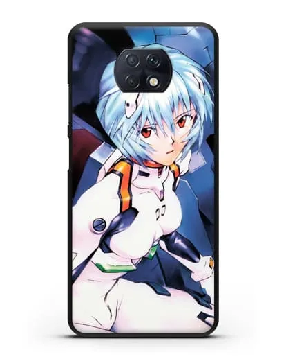 Чехол аниме Евангелион - Рей пилотирующая Еву силиконовый для Xiaomi Redmi Note 9T