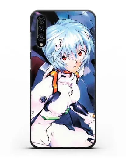 Чехол аниме Евангелион - Рей пилотирующая Еву силиконовый для Samsung Galaxy A30s [SM-A307FN]