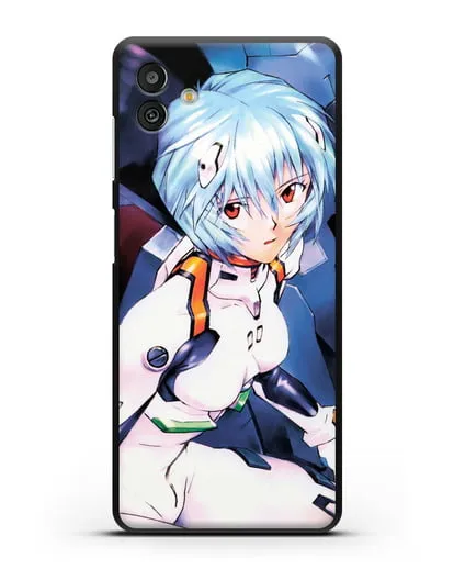 Чехол аниме Евангелион - Рей пилотирующая Еву силиконовый для Samsung Galaxy M13 [SM-M135]