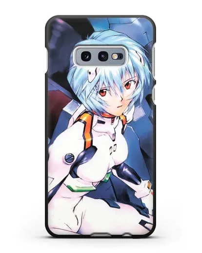 Чехол аниме Евангелион - Рей пилотирующая Еву силиконовый для Samsung Galaxy S10e [SM-G970F]