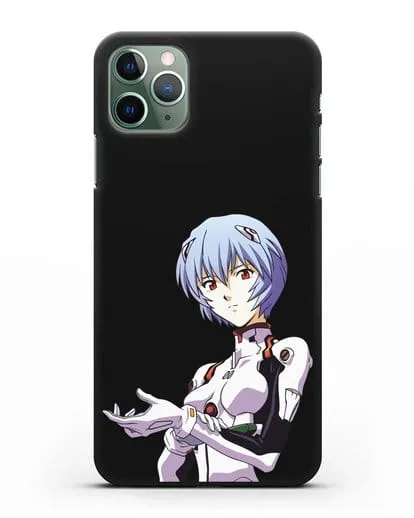 Чехол аниме Евангелион - Рей пилотирующая Еву силиконовый для iPhone 11 Pro