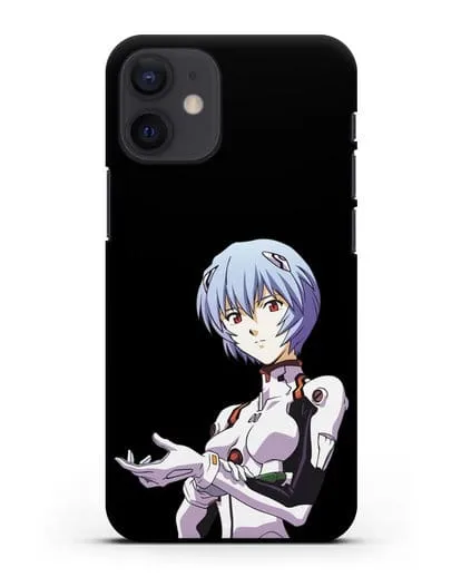 Чехол аниме Евангелион - Рей пилотирующая Еву силиконовый для iPhone 12 mini