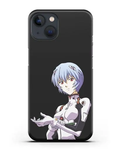 Чехол аниме Евангелион - Рей пилотирующая Еву силиконовый для iPhone 13 Mini