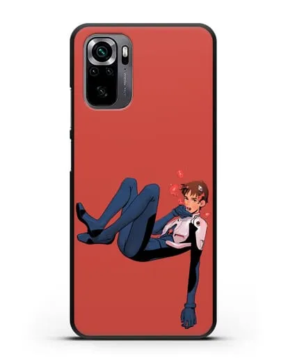 Чехол аниме Евангелион - Синдзи в воде силиконовый для Xiaomi Poco M5s