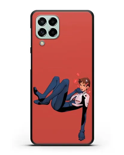 Чехол аниме Евангелион - Синдзи в воде силиконовый для Samsung Galaxy M53 [SM-M536]
