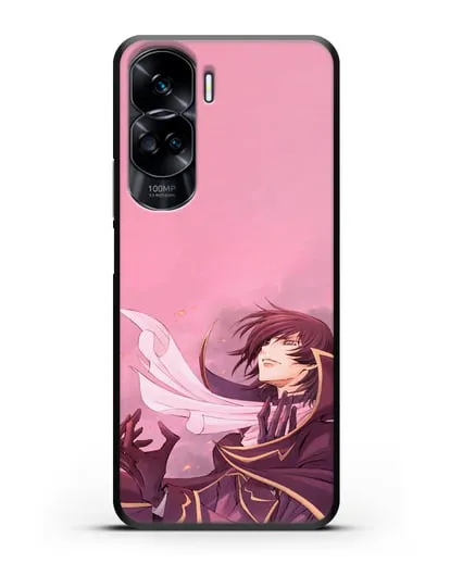 Чехол аниме Код Гиас - Трагичный Лелуш силиконовый для Honor 90 Lite