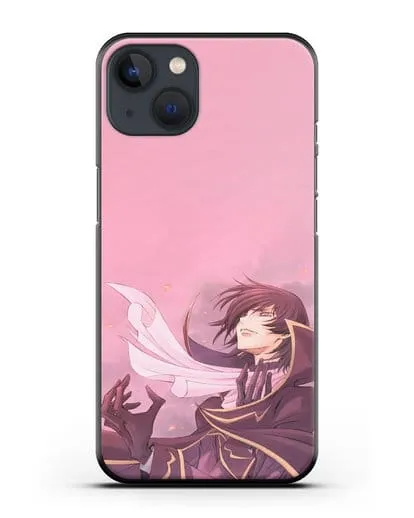 Чехол аниме Код Гиас - Трагичный Лелуш силиконовый для iPhone 13 Mini