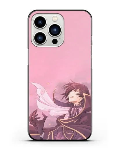Чехол аниме Код Гиас - Трагичный Лелуш силиконовый для iPhone 13 Pro