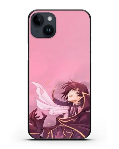 Чехол аниме Код Гиас - Трагичный Лелуш силиконовый для iPhone 14 Plus