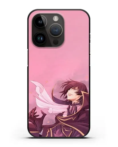 Чехол аниме Код Гиас - Трагичный Лелуш силиконовый для iPhone 14 Pro