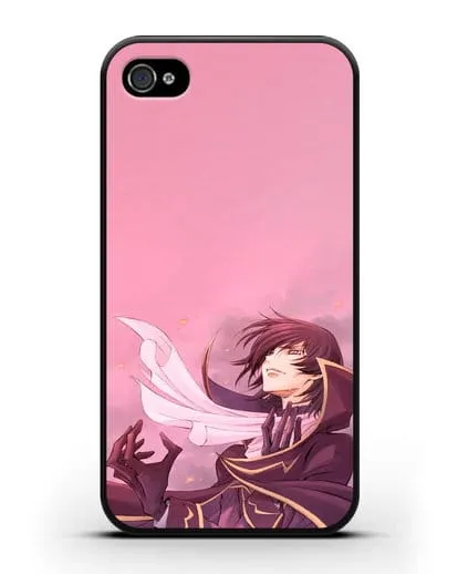 Чехол аниме Код Гиас - Трагичный Лелуш силиконовый для iPhone 4/4s