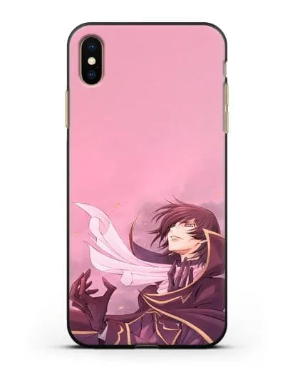 Чехол аниме Код Гиас - Трагичный Лелуш силиконовый для iPhone XS Max