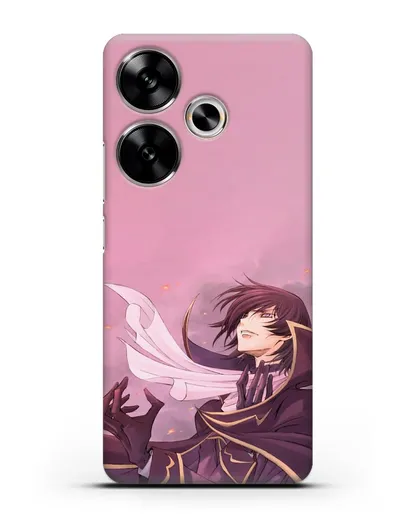 Чехол аниме Код Гиас - Трагичный Лелуш силиконовый для Xiaomi Poco F6