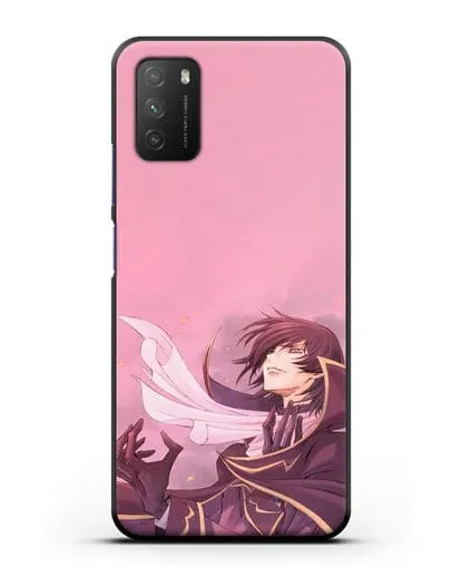 Чехол аниме Код Гиас - Трагичный Лелуш силиконовый для Xiaomi Poco M3