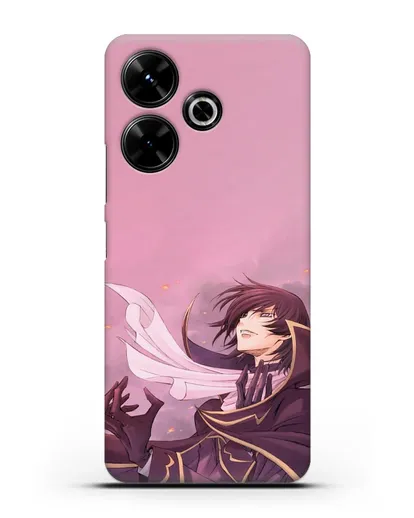 Чехол аниме Код Гиас - Трагичный Лелуш силиконовый для Xiaomi Poco M6