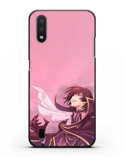 Чехол аниме Код Гиас - Трагичный Лелуш силиконовый для Samsung Galaxy A01 [SM-A015F]