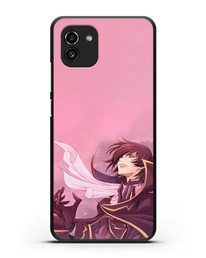 Чехол аниме Код Гиас - Трагичный Лелуш силиконовый для Samsung Galaxy A03 [SM-A035]
