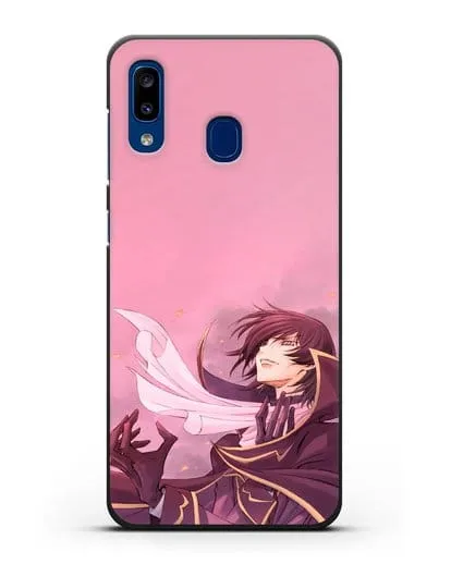 Чехол аниме Код Гиас - Трагичный Лелуш силиконовый для Samsung Galaxy A20 [SM-A205FN]