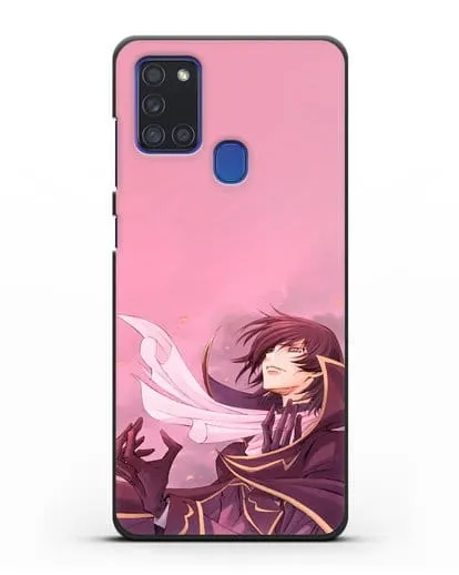 Чехол аниме Код Гиас - Трагичный Лелуш силиконовый для Samsung Galaxy A21s [SM-A217F]