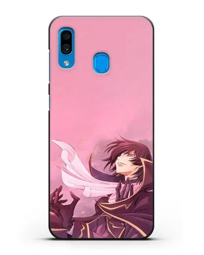 Чехол аниме Код Гиас - Трагичный Лелуш силиконовый для Samsung Galaxy A30 [SM-A305FN]