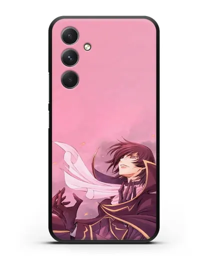 Чехол аниме Код Гиас - Трагичный Лелуш силиконовый для Samsung Galaxy A54 [SM-A536]