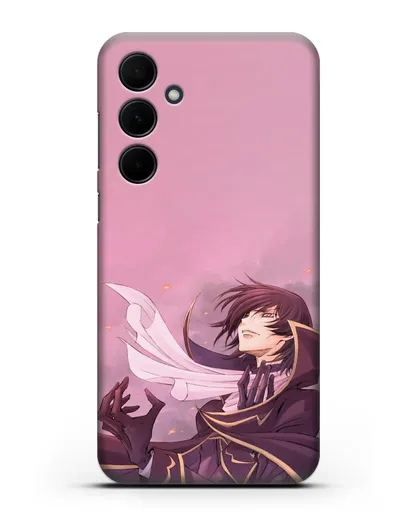 Чехол аниме Код Гиас - Трагичный Лелуш силиконовый для Samsung Galaxy A55 [SM-A556]